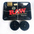 60MM Plastics Herb Grinder 2 layer Cigarette Spice Crusher With 18x12.5cm Metal Tobacco Rolling Tray