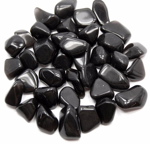 Polished Crystal Stones  BLACK OBSIDIAN