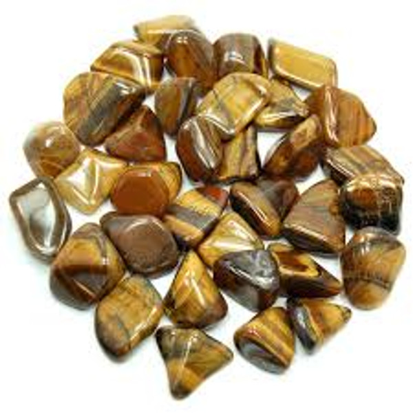 Polished Crystal Stones TIGER'S EYE