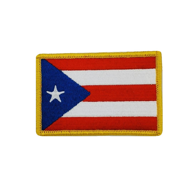 Tactical Puerto Rico Flag Morale Velcro Patch