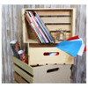 Good Wood By Leisure Arts Crates Pine 9.5 inch x 9.5 inch x 9.25 inch