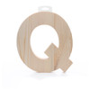 Hampton Art Wood Letter Craft Me 8 inch x 7.75 inch x 1 inch Q