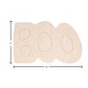 Good Wood By Leisure Arts ½ inch Thick Etched Boo