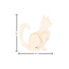 Good Wood Standing Shapes Animal Cat