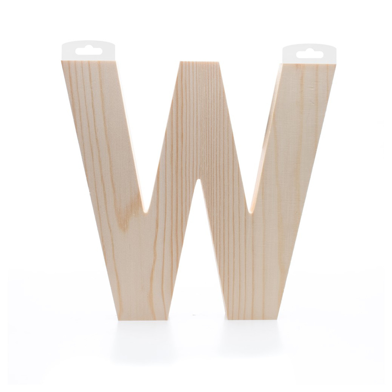 Pack of 1, 3 Inch x 1/4 Inch V Round Font Wood Letters for Wood Craft  Project, Children or Adult Art Work, Home and Holiday Décor and DIY Fun,  Made in USA 