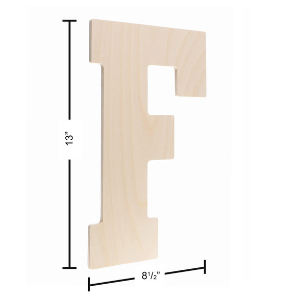 Good Wood By Leisure Arts Letters 13 inch Birch F