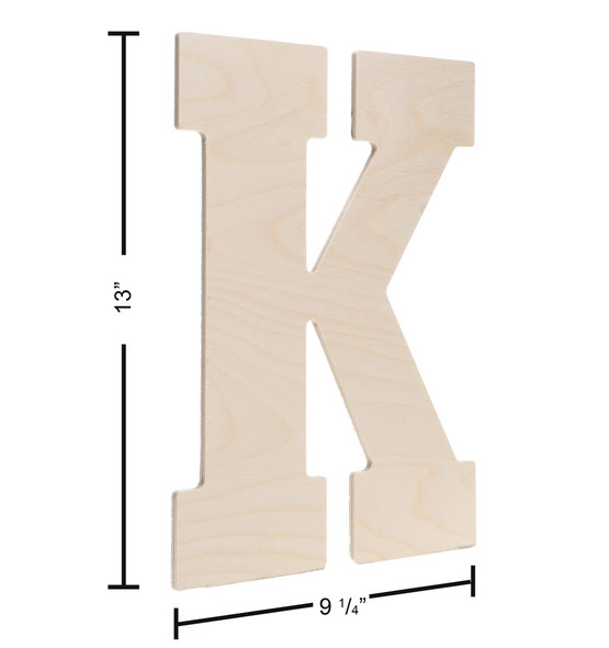 Good Wood By Leisure Arts Letters 13 inch Birch K