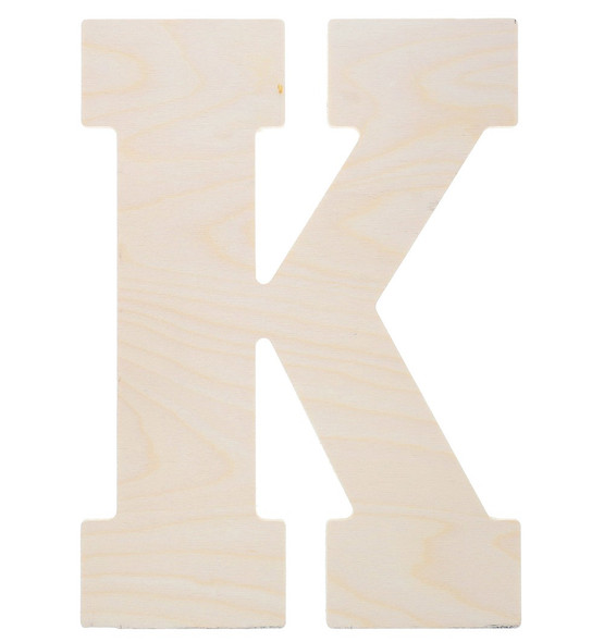 Good Wood By Leisure Arts Letters 13 inch Birch K