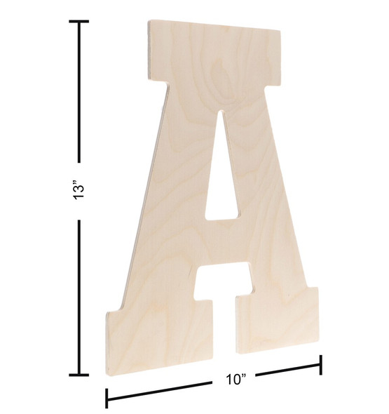 Good Wood By Leisure Arts Letters 13 inch Birch A