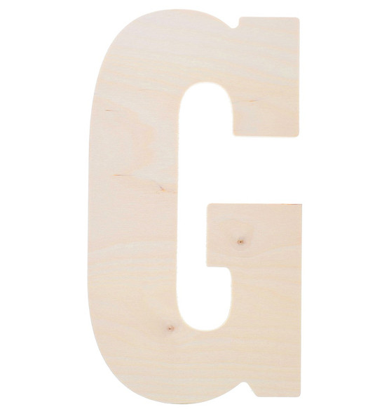 Good Wood By Leisure Arts Letters 13 inch Birch G