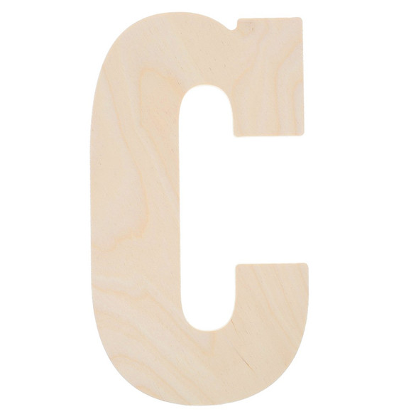 Good Wood By Leisure Arts Letters 13 inch Birch C