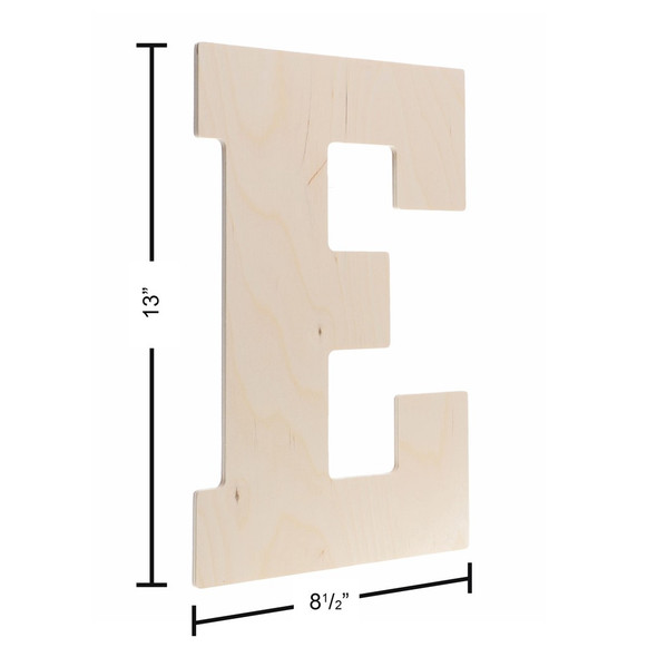 Good Wood By Leisure Arts Letters 13 inch Birch E
