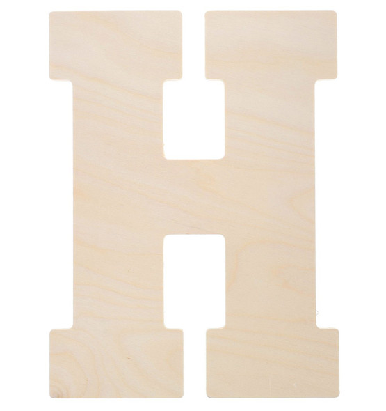 Good Wood By Leisure Arts Letters 13 inch Birch H