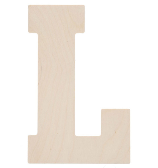 Good Wood By Leisure Arts Letters 13 inch Birch L