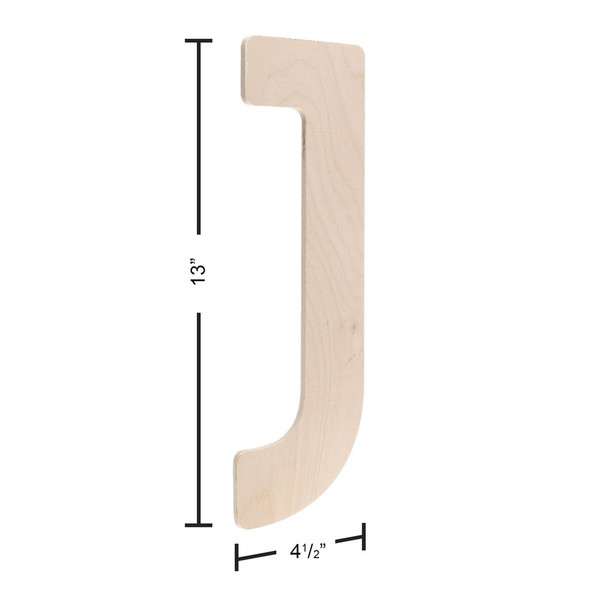 Good Wood By Leisure Arts Letters 13 inch Birch J