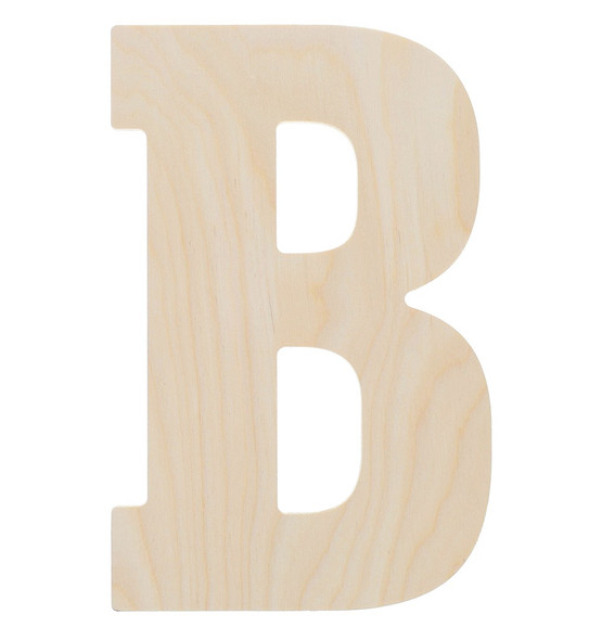 Good Wood By Leisure Arts Letters 13 inch Birch B