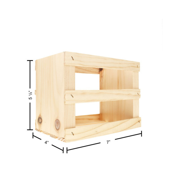 Good Wood By Leisure Arts Crates 7 inch x 5.125 inch x 4 inch