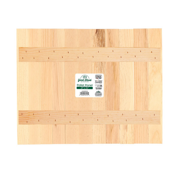 Good Wood By Leisure Arts Plaques Pallet Panel 21 inch x 16 inch