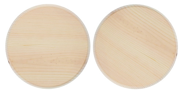 Good Wood By Leisure Arts Plaques Set Circle Pine 8 inch 2pc