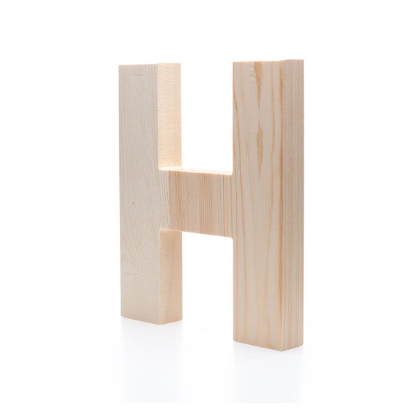 Hampton Art Wood Letter Craft Me 8 inch x 6.5 inch x 1 inch H