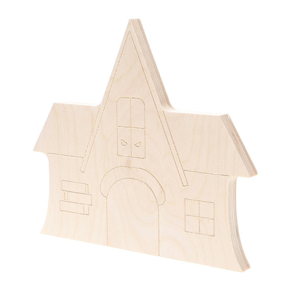 Good Wood By Leisure Arts ½ inch Thick Haunted House