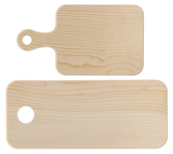 Good Wood By Leisure Arts Plaques Rectangle With Handle Rectangle With Hole Board Set