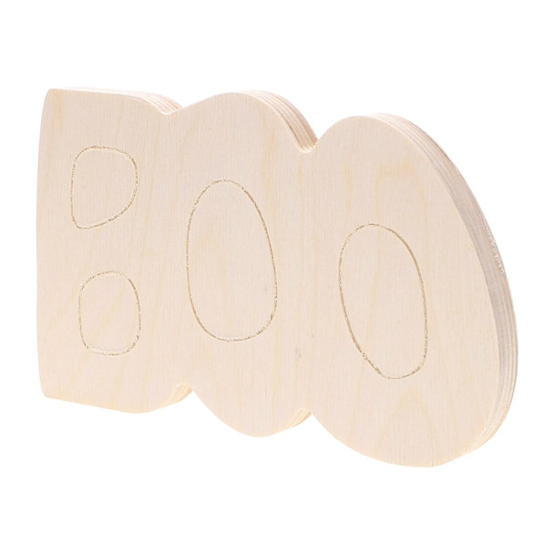 Good Wood By Leisure Arts ½ inch Thick Etched Boo