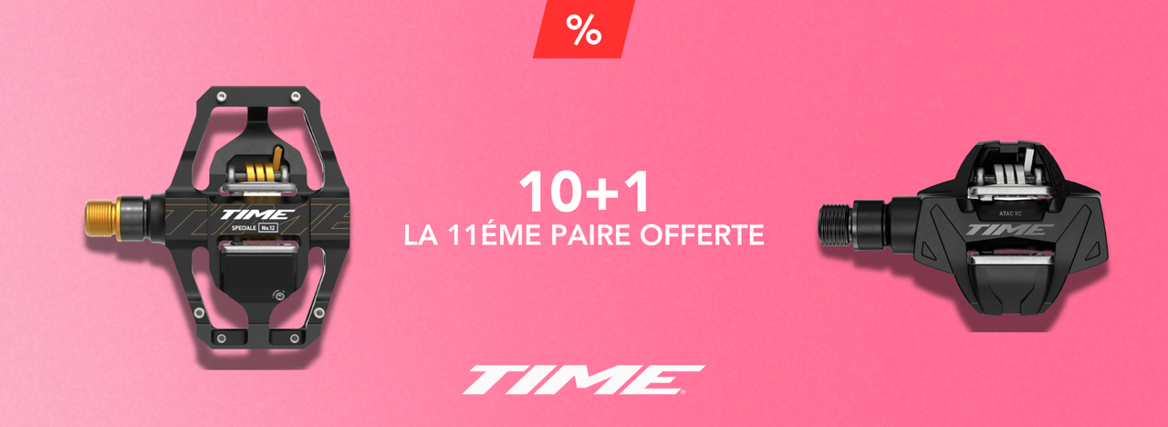 Offre TIME PEDALES 10+1 gratuite
