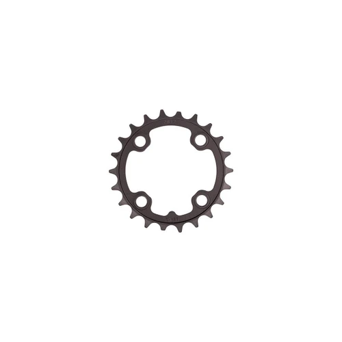 PLATEAU  22 DENTS 10V 4 TROUS BCD 64 MM ALU NOIR
