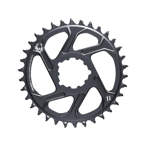 Plateau Mtb 1x EAGLE ALU Rond 12 V - 30T /  X-Sync™ 2 / 3 Bolt DM (Direct Mount) / Offset: 6 mm Lunar Grey
