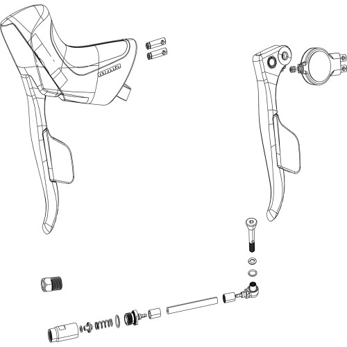 Kit de rechange levier gauche SRAM APEX eTap AXS
