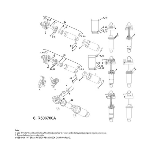 Service Kit ROCKSHOX ARIO 2010-2012