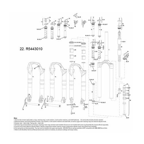 REB DMPR/SEALHEAD 2010 RECON XC/SL/RACE