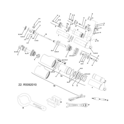 Service Kit Full Service ROCKSHOX VIVID AIR (2011-2013)