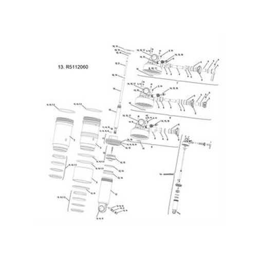 DAMPER BODY/IFP MONARCH BLACK 200X51