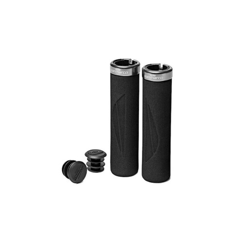 GRIP PRESA XC RACING NOIR  + LOGOGRIP AVEC BAGUES DE SERRAGE