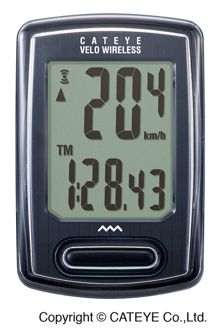 COMPTEUR VELO WIRELESS BLACK