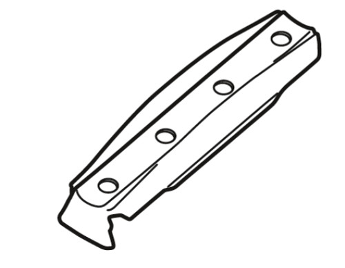 CAOUTCHOUC ARRIERE POUR RAPID