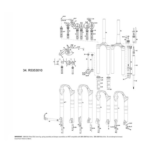 SEAL HEAD KIT (12.5MM STEEL/32MM)