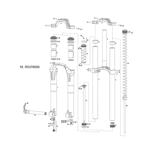 10 BOXXER RA/TM SPRING PRELOAD SPCR QTY