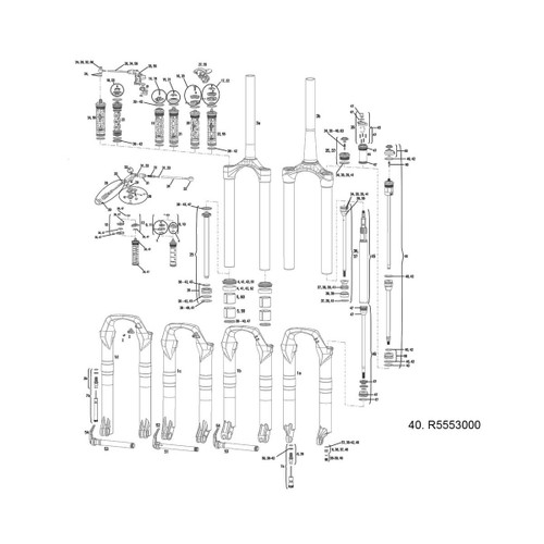 Service Kit Full Service ROCKSHOX DUAL POSITION AIR/MOCO DNA - REVELATION 2012