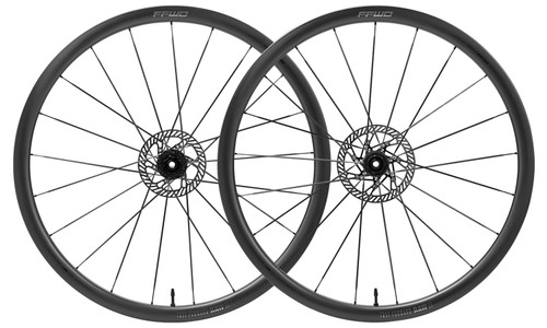PAIRE DE ROUES  RAW 33 - TLR Disque - FFWDxCERAMICSPEED / Shimano MATTE BLACK