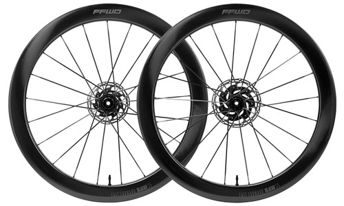 PAIRE DE ROUES  RAW 55 - TLR Disque - FFWDxCERAMICSPEED / Sram XDR GLOSS BLACK