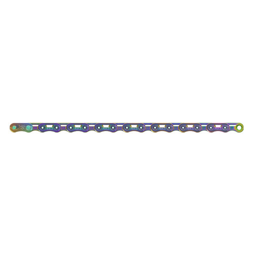 CHAINE 12V RED AXS E1 FLATTOP RAINBOW 126 MAILLONS