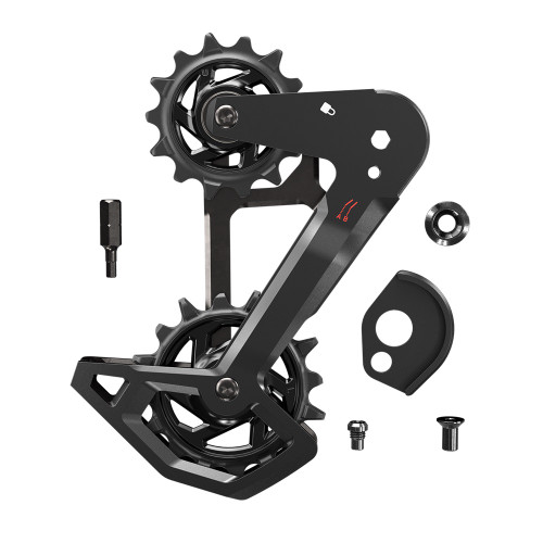 Chape de Dérailleur Complète SRAM T-TYPE EAGLE AXS Alu (sans ressort d'amortissement)
