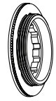 Ecrou de Serrage ZIPP 23mm 12 Crans Internes