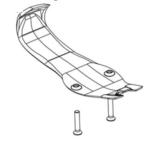 Capots de Rechange Inférieurs XPro Noir (x2)