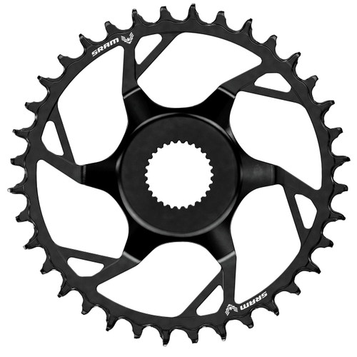 Plateau Mono T-TYPE EAGLE BOSCH DU38 CL55 38 Dents 12V DirectMount Acier Noir EMTB
