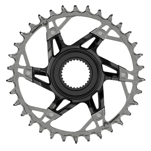 Plateau Mono XX T-TYPE EAGLE BOSCH DU38 34 Dents 12V DirectMount Acier Noir EMTB