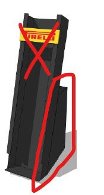 Support pour distributeur chambre à air butyl PIRELLI